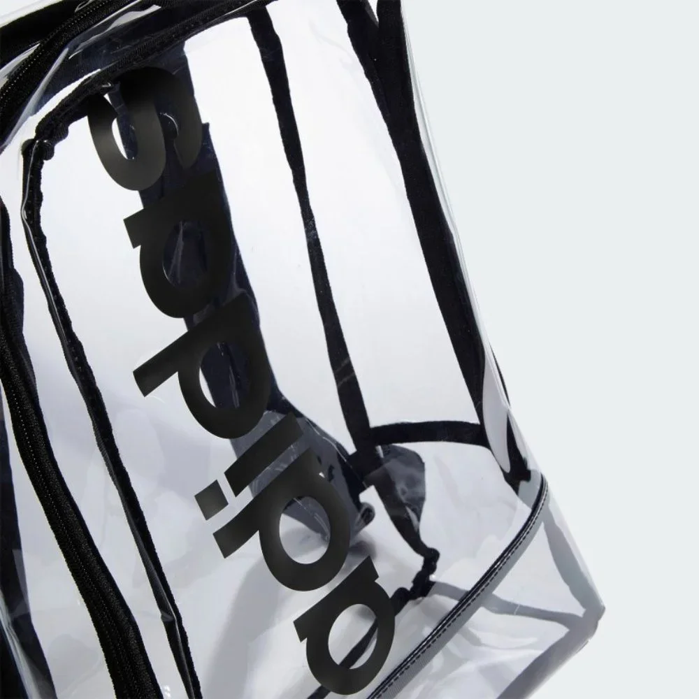 ADIDAS Clear/Transparent Backpack/Game School Bag Linear NEW - Picture 6 of 6